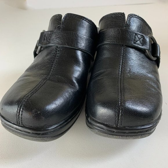 Born Concept b.o.c. Black Slides Mules Clogs Sz 6 - Picture 2 of 10